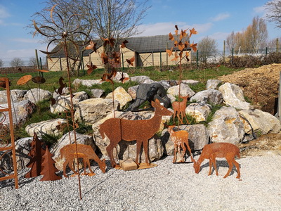 Animaux en métal